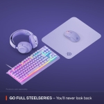 SteelSeries QcK - Medium Lavender Геймърски пад за мишка
