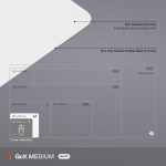 SteelSeries QcK - Medium White Геймърски пад за мишка
