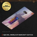 SteelSeries QcK XXL World of Warcraft Edition Геймърски пад за клавиатура и мишка