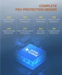 Super Flower LEADEX III Gold UP 750W, 80 Plus Gold, Модулно, PCIe 5.1, ATX 3.1 Захранване за компютър