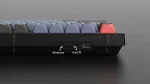 Keychron V3 Frosted Black Translucent QMK TKL Knob RGB Hot-Swappable Геймърска механична клавиатура с Keychron K Pro Red Switch суичове
