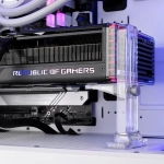 Thermaltake Graphics Card Holder Transparent Магнитна регулируема стойка за видеокарта