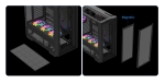 Thermaltake S380 TG ARGB Black Компютърна кутия
