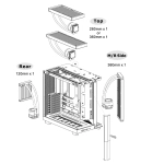 Thermaltake View 380 XL TG ARGB Snow Компютърна кутия
