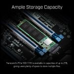 Transcend 115S 250GB M.2 2280 PCIe 3.0 NVMe SSD Диск