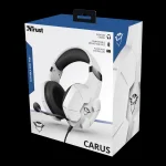 TRUST GXT 323W Carus White Геймърски слушалки с микрофон