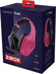TRUST GXT 415 Zirox Pink Геймърски слушалки с микрофон