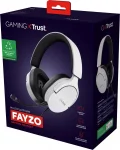 Trust GXT 489W Fayzo White Геймърски слушалки с микрофон