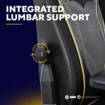 Trust GXT 721BM Ruya Pro Batman Ергономичен геймърски стол