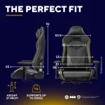 Trust GXT 721BM Ruya Pro Batman Ергономичен геймърски стол