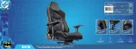 Trust GXT 721BM Ruya Pro Batman Ергономичен геймърски стол