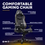 Trust GXT 721BM Ruya Pro Batman Ергономичен геймърски стол