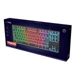Trust GXT833 Thado White TKL Геймърска мембранна клавиатура