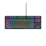 Trust GXT 864 Cada TKL Геймърска механична клавиатура с Huano Brown суичове