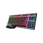 Trust GXT832 Thado Black Безжичен комплект от геймърска клавиатура и мишка