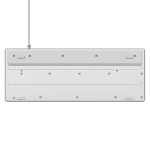 Trust GXT833 Thado White TKL Геймърска мембранна клавиатура