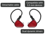 TRUTHEAR x Crinacle ZERO:RED Red IEM слушалки тапи