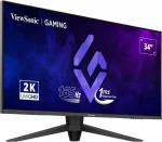 ViewSonic VX3480-2K-PRO 34 219 VA 165Hz, 1ms, UWQHD (3440 x 1440), FreeSync Premium Геймърски монитор