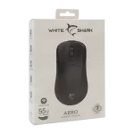 White Shark AERO Black Безжична геймърска оптична мишка