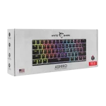 White Shark ASHIKO Black Геймърска механична клавиатура с Red суичове