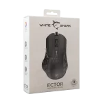 White Shark ECTOR Black Геймърска оптична мишка