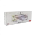 White Shark SHINOBI Hot-Swappable White Геймърска клавиатура с Outemu Red суичове