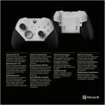 Xbox Elite Wireless Controller Series 2 Core White Безжичен геймпад за XBOX, PC и Android